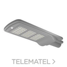 Farola LED solar 60W IP65 48mm diámetro 5000K gris