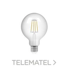 Lámpara Vintage G95 globo 8W E27 transparente 4200K