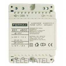 ALIMENTADOR 12VAC/1,5A DIN4
