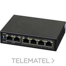 Switch IP 4 puertos POE