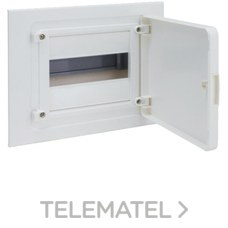 Caja empotrar golf VF con 1 fila 8 módulos puerta opaca blanca