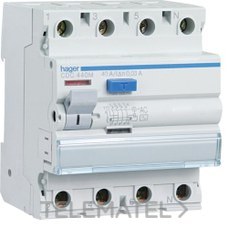 DIF.4P 25A 30mA TIPO-AC