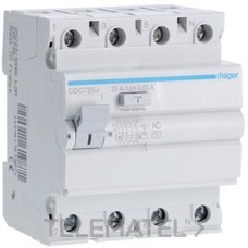 INTERRUPTOR DIFERENCIAL 4P 25A 30mA AC