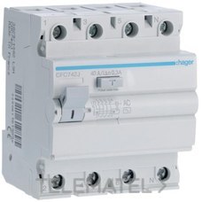 INTERRUPTOR DIFERENCIAL 4P 40A 300mA AC