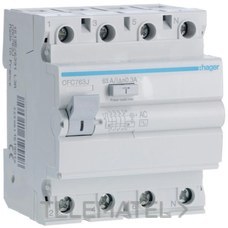 INTERRUPTOR DIFERENCIAL 4P 63A 300mA AC