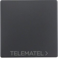 Tecla interruptor Q.1/Q.3 antracita aterciopelado