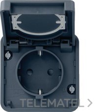 TOMA SCHUKO ESTANCA GRIS