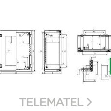 ARMARIO POLYMEL C/PTA.530x430x200