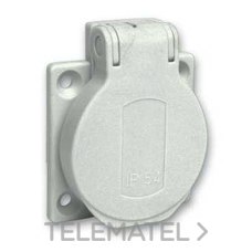 BASE 10/16A 2P+T APRIETE POST.GR.50x50