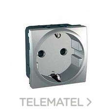 BASE 2P+TT LAT.10/16A ALUM.MOD.ANCHO