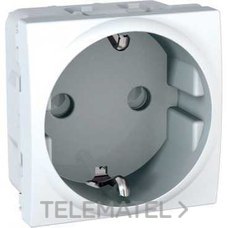 BASE 2P+TT LAT.10/16A UNICA BL.POLAR