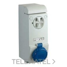 Base mural bloqueo 32A 2P+TT 200-250V IP65