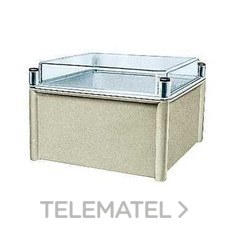 CAJA TAPA BAJA TRANSPARENTE 180X270X180