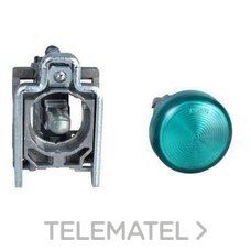 PILOTO C/LED d.22 230-240V VERDE EMET.