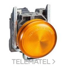 PILOTO C/LED d.22 24V AMARILLO EMET.