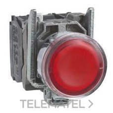 PULS.LUMIN.RAS.d.22 224V ROJO EMET.