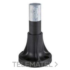 SOPORTE BASE ALUMINIO 80mm NEGRO
