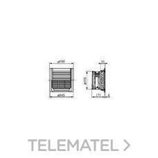 VENTILADOR 85m3/h 230V IP54