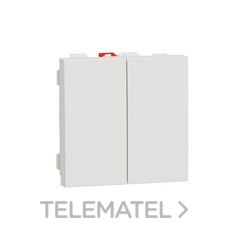 Conmutador doble 2 módulos polar