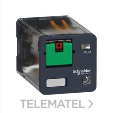 RELE 3CO 10A+BOTON TEST+LED 24VAC